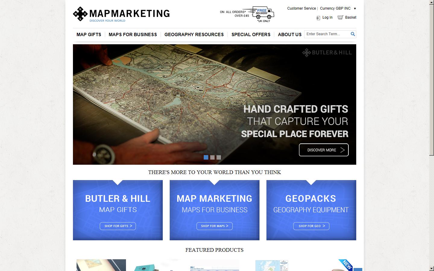 Map Marketing Ltd Website