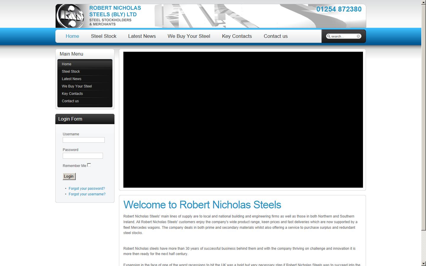 Robert Nicholas Steel (Bly) Ltd Website