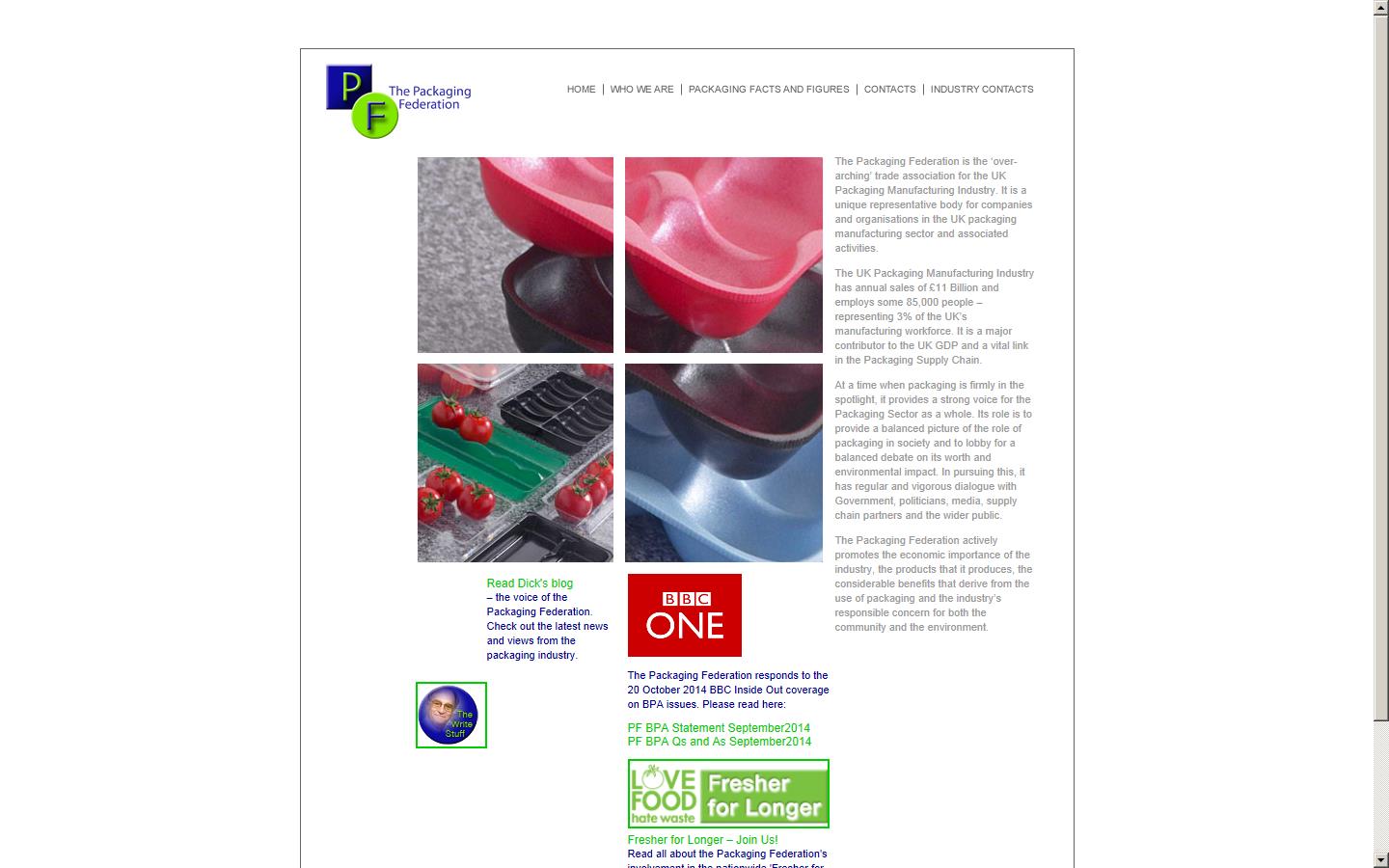 The Packaging Federation Website