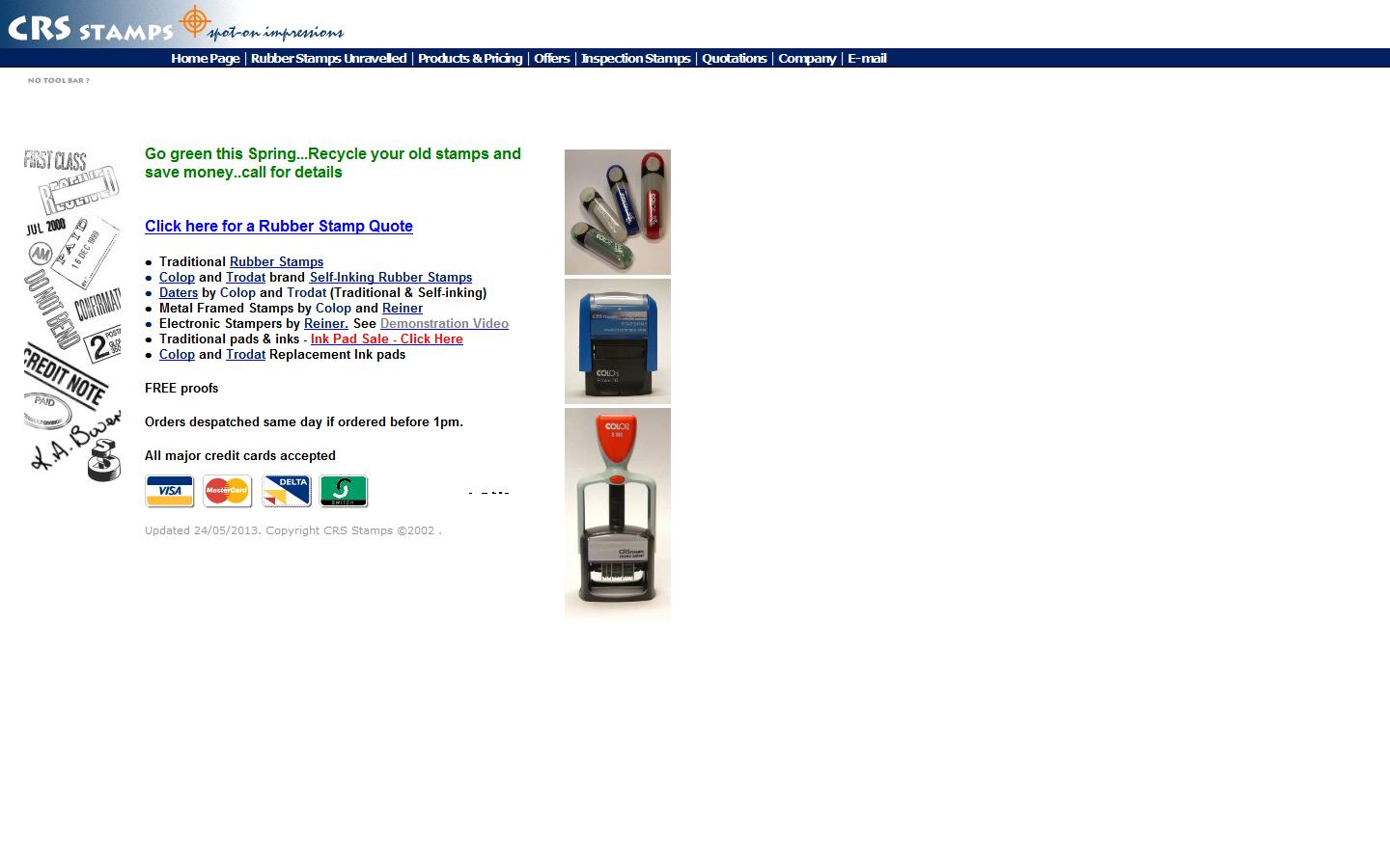 Court Rubber Stamps Website