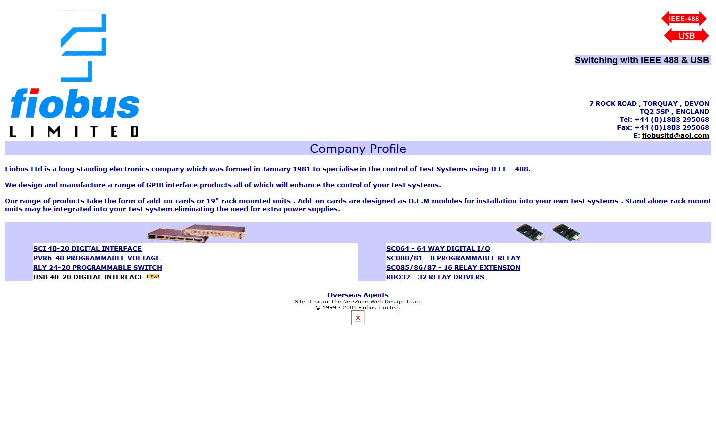 Fiobus Limited Website