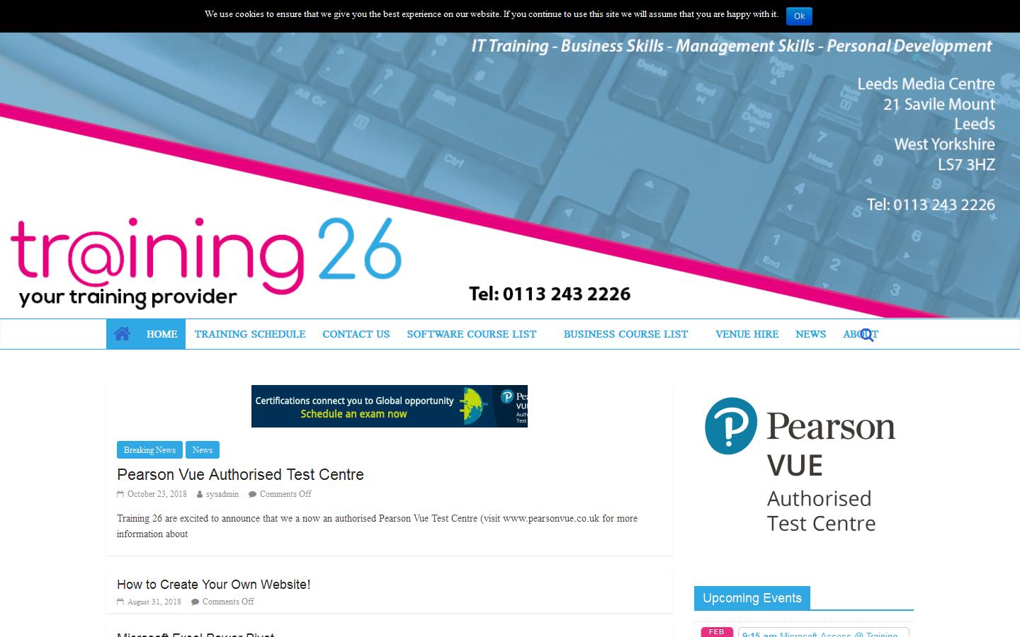 Training 26 Ltd Website