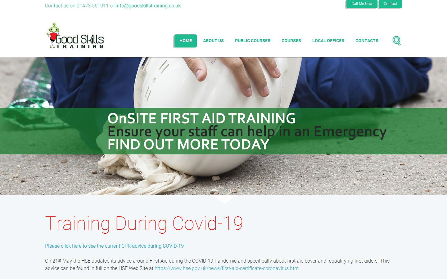 Good Skills Training Website
