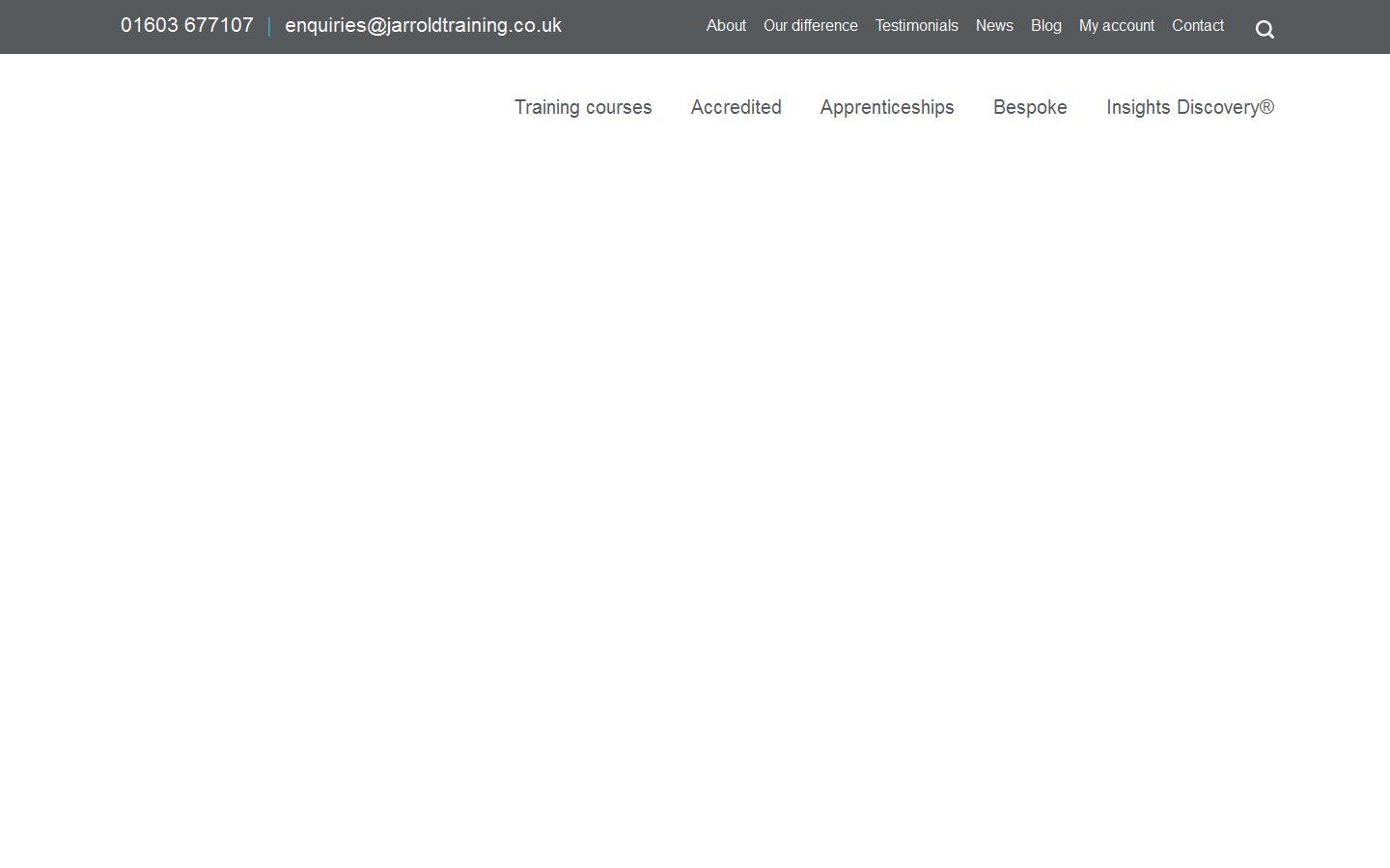 Jarrold Training Website