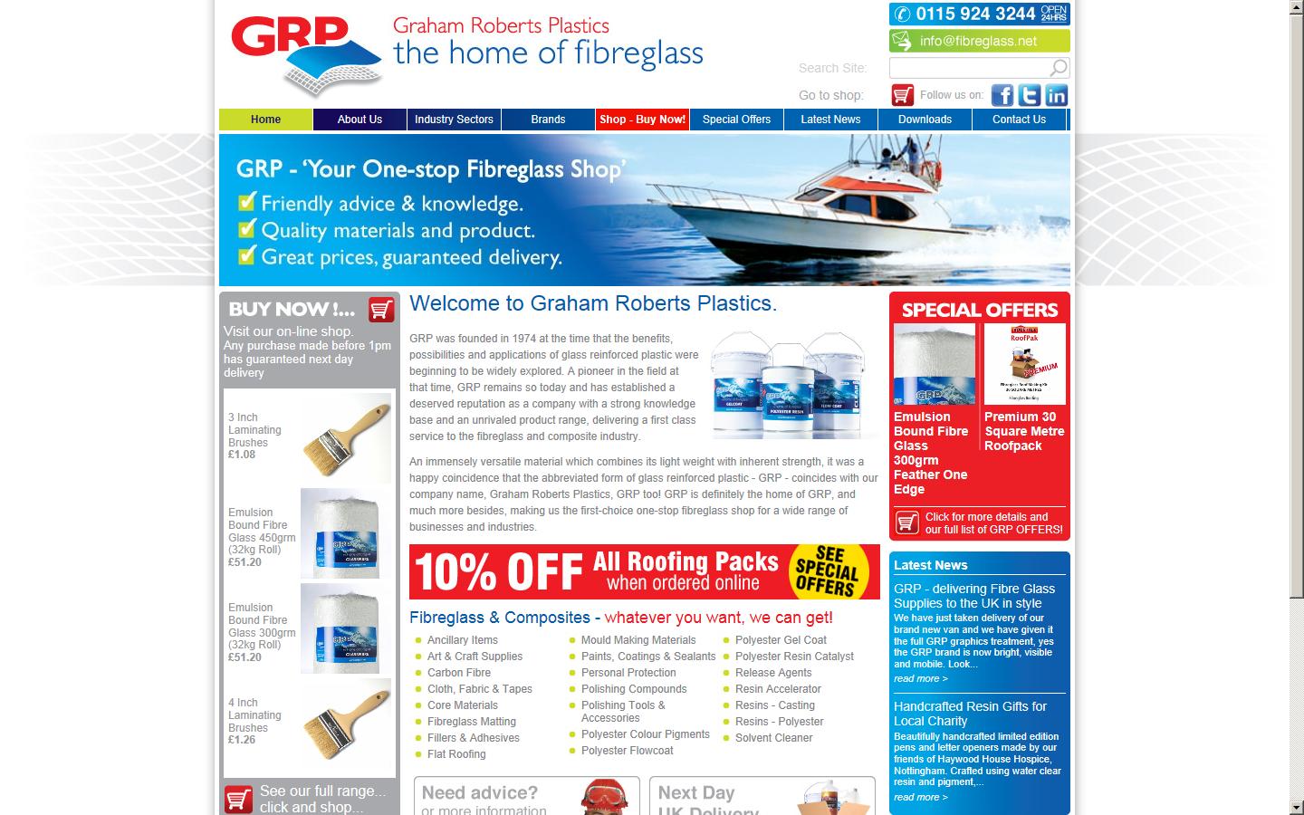 Graham Roberts Plastics (GRP) Ltd Website
