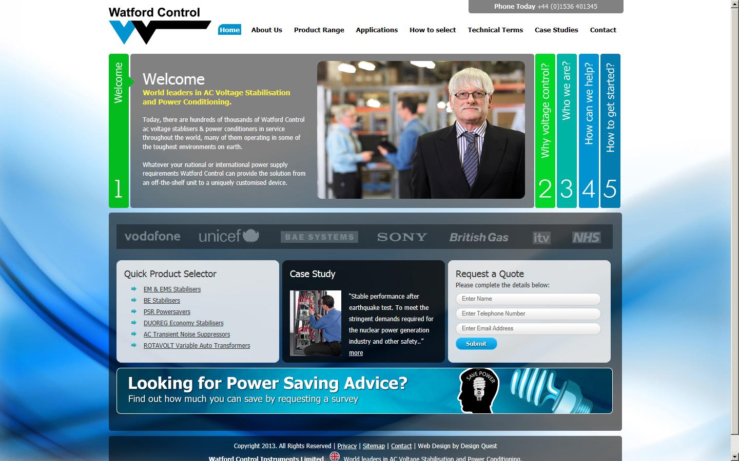 Watford Control Instruments Ltd Website