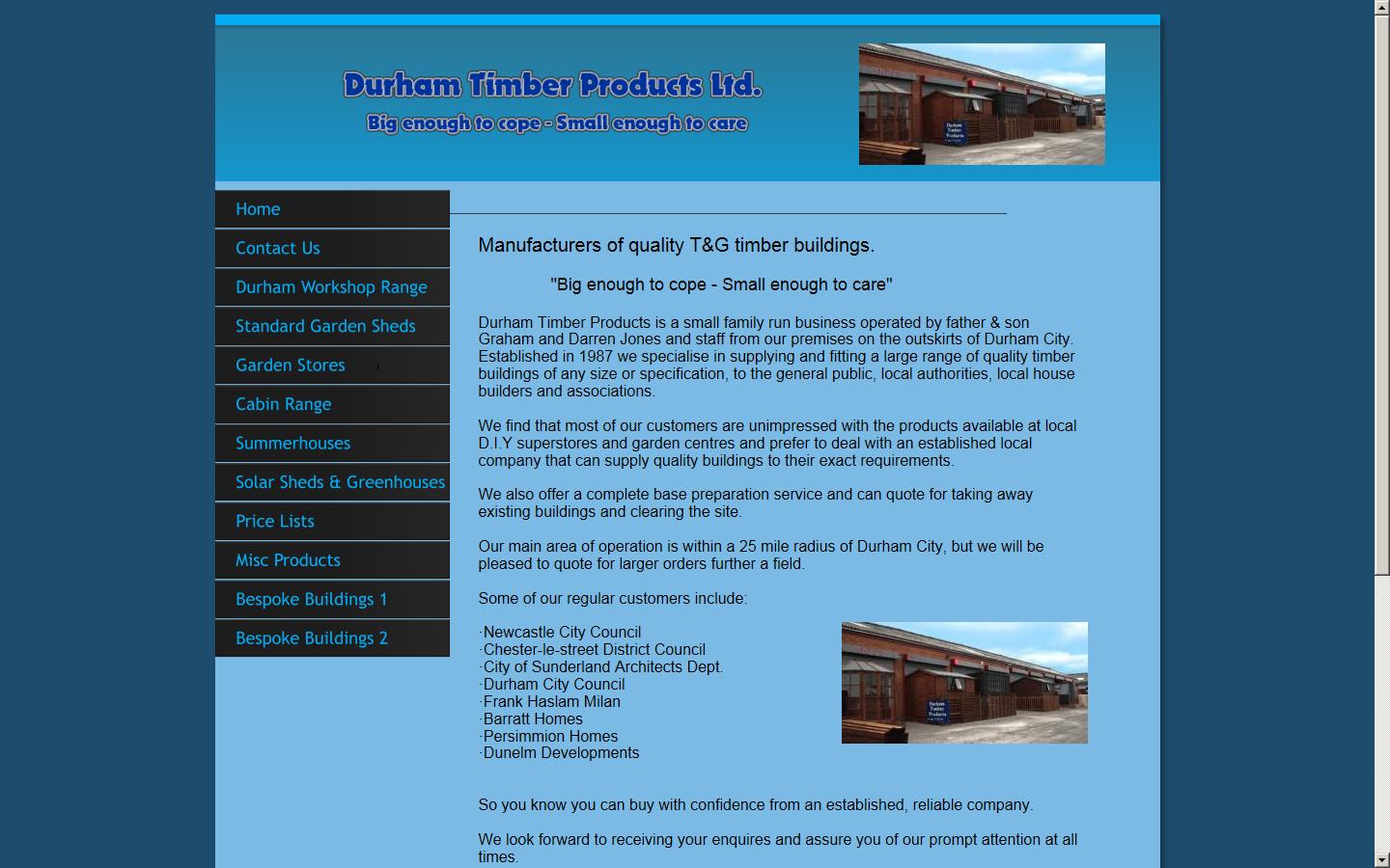 Durham Timer Products Website