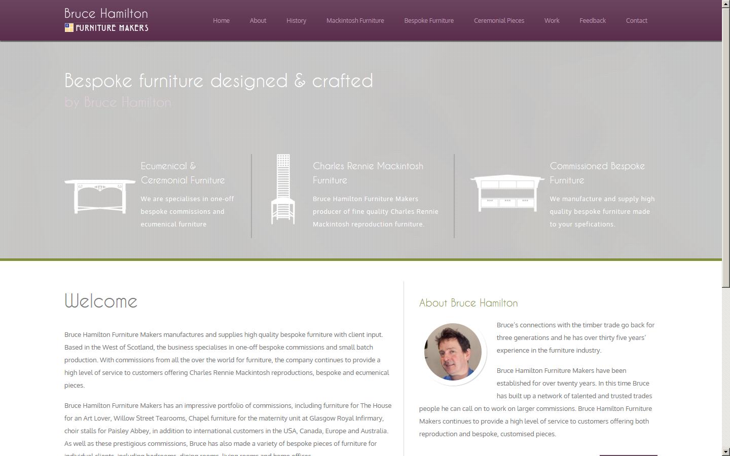 Hamilton Bruce Website