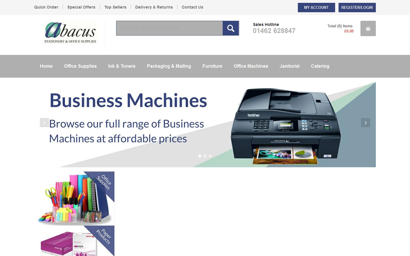 Abacus Workplace Supplies Website