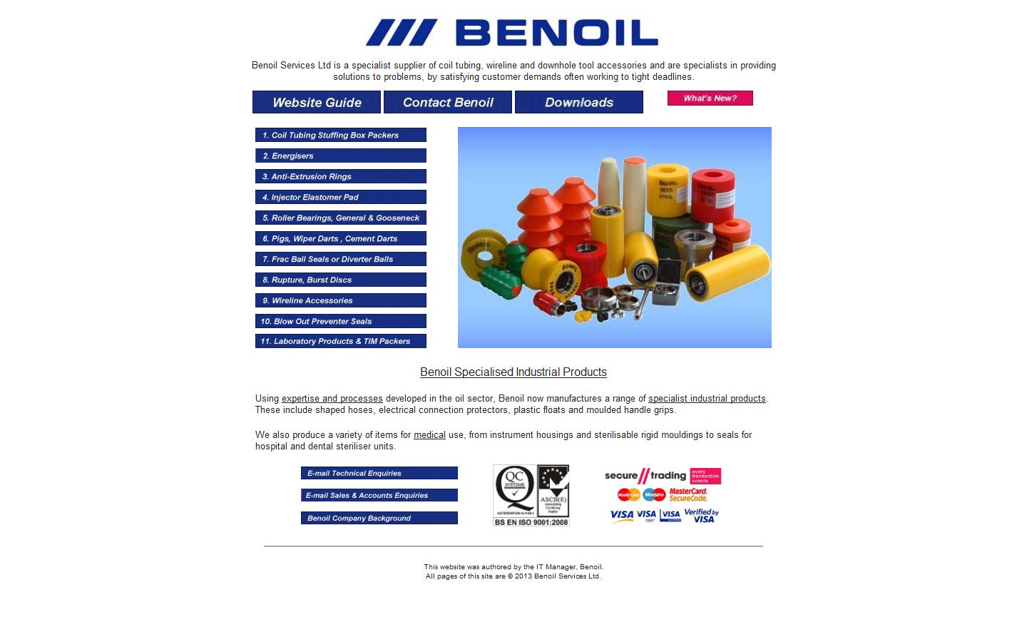 Benoil Services Ltd Website