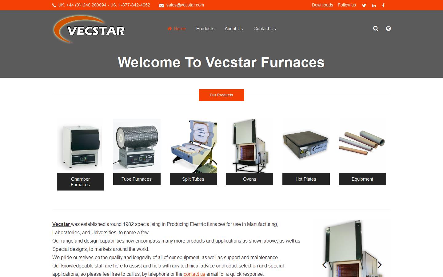 vecstar ltd Website