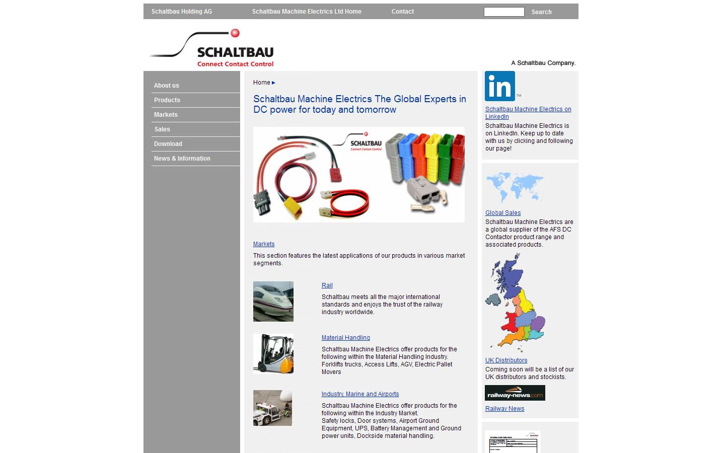 Schaltbau Machine Electrics Ltd Website