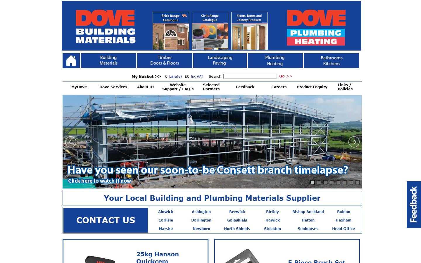 J T Dove Ltd Website