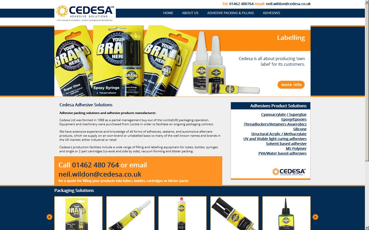Cedesa Ltd Website