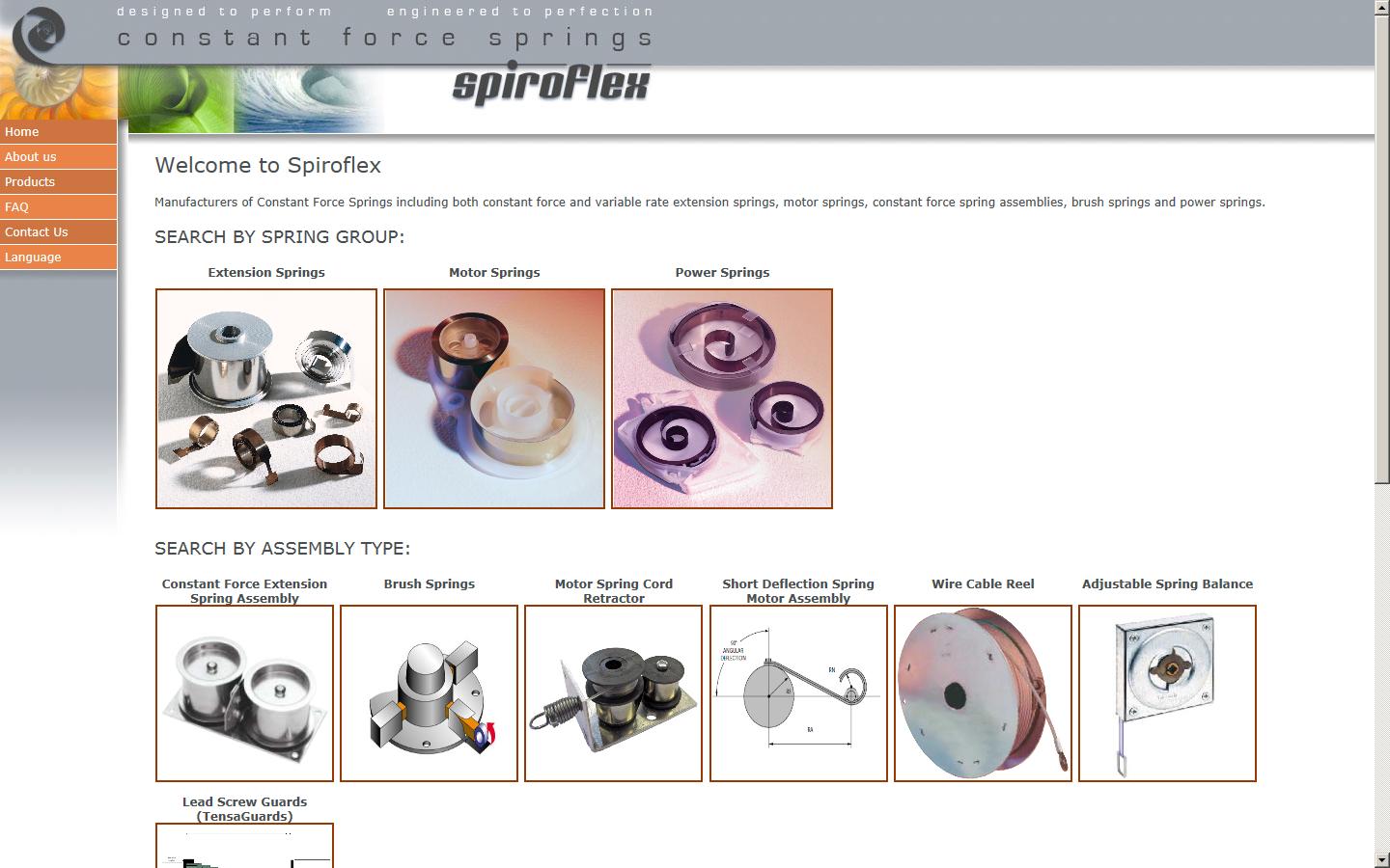 Spiroflex Division of Kern-Liebers Ltd Website