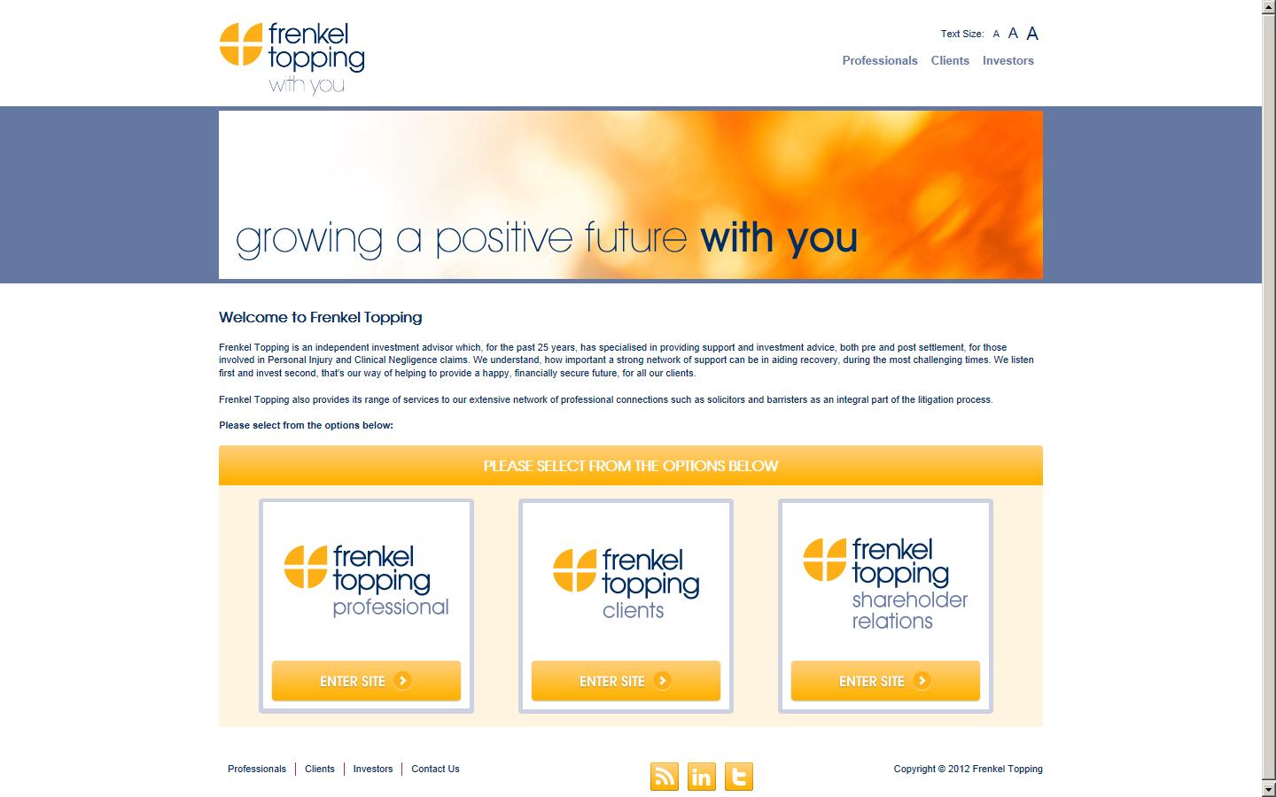 Frenkel Topping & Co. Website