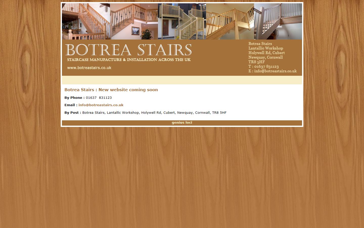 Botrea Stairs Website
