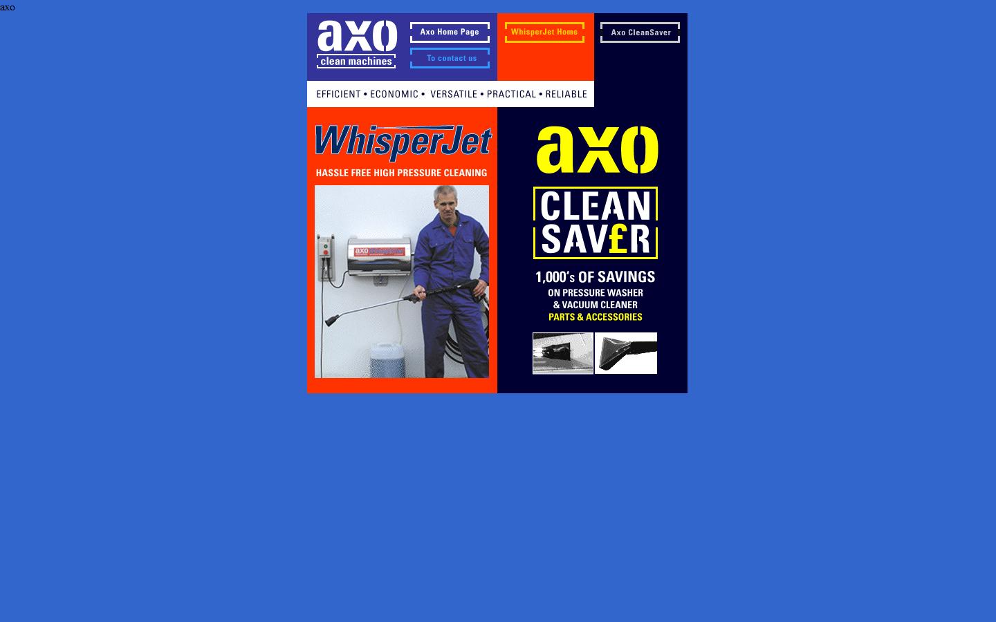Axo Clean Machines Website