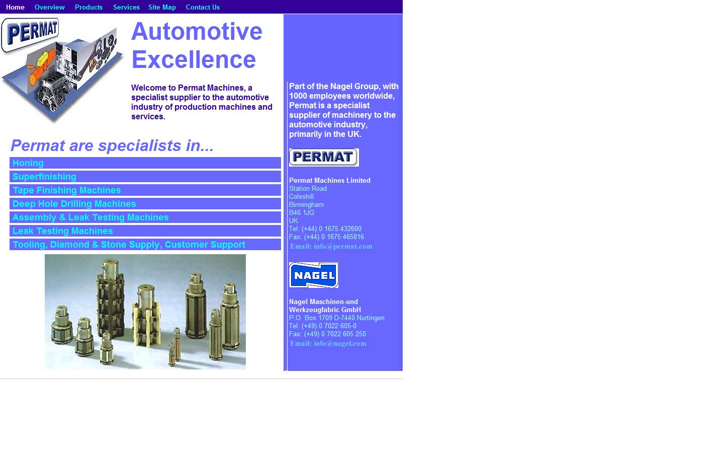 Permat Machines Ltd Website