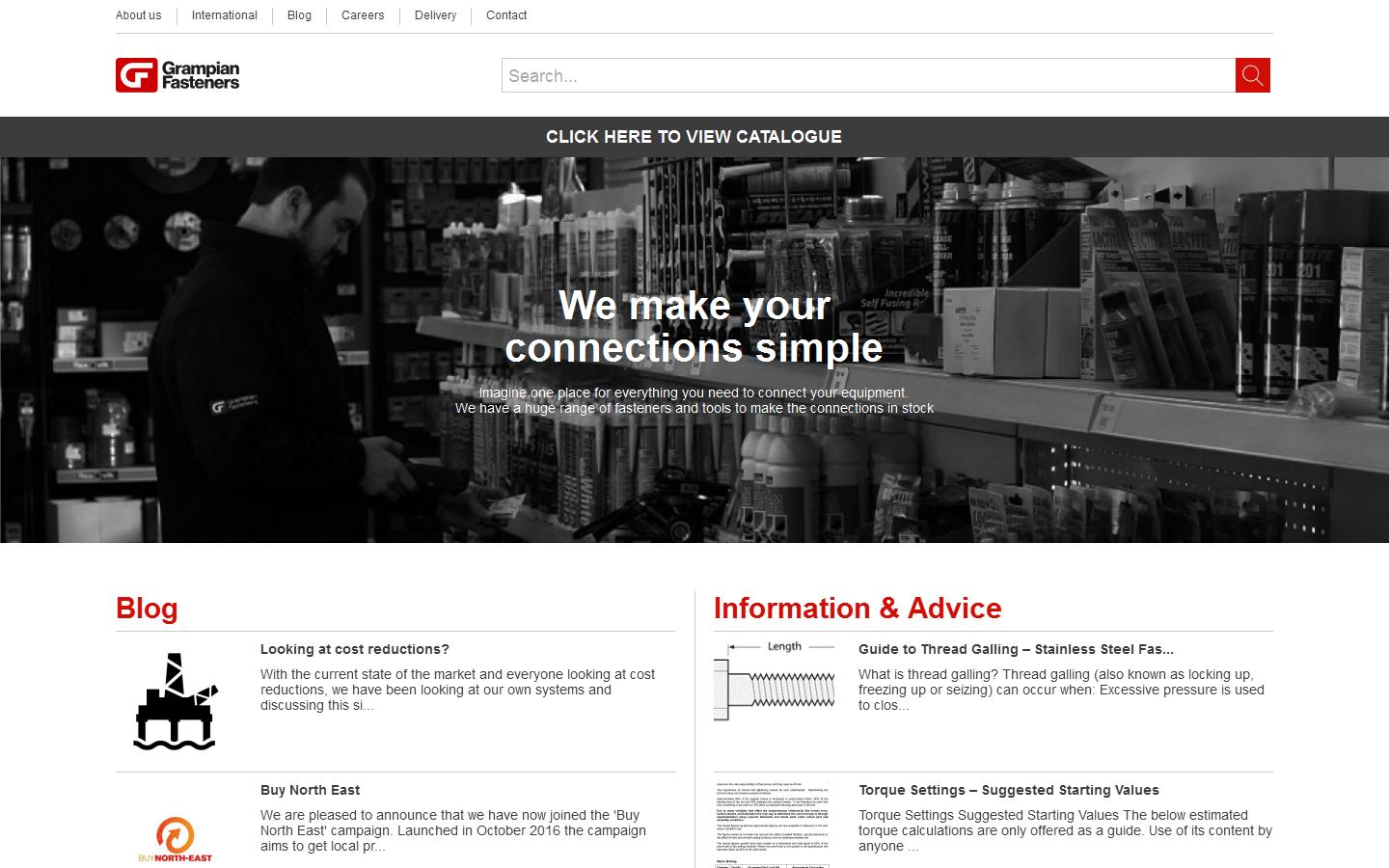 Grampian Fasteners Website