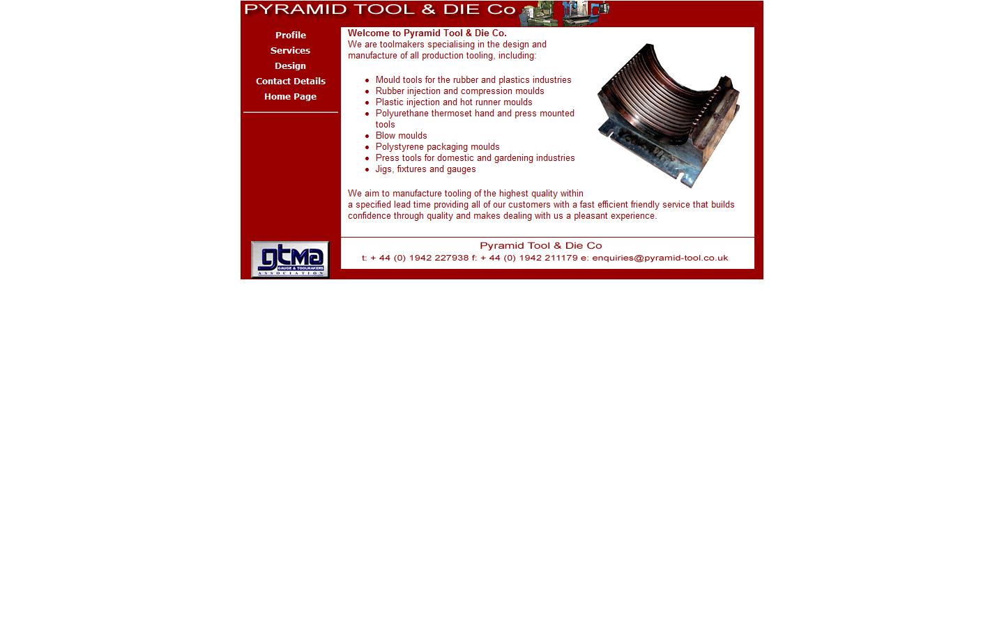 Pyramid Tool & Die Co. Ltd Website