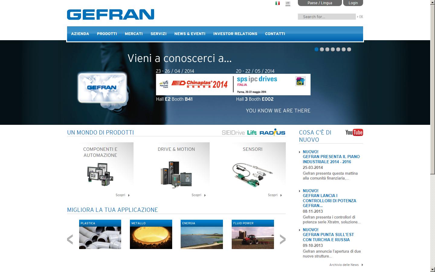 Gefran Website