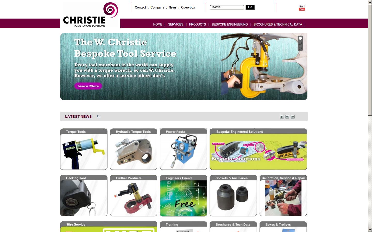 W Christie (Industrial) Ltd  Website