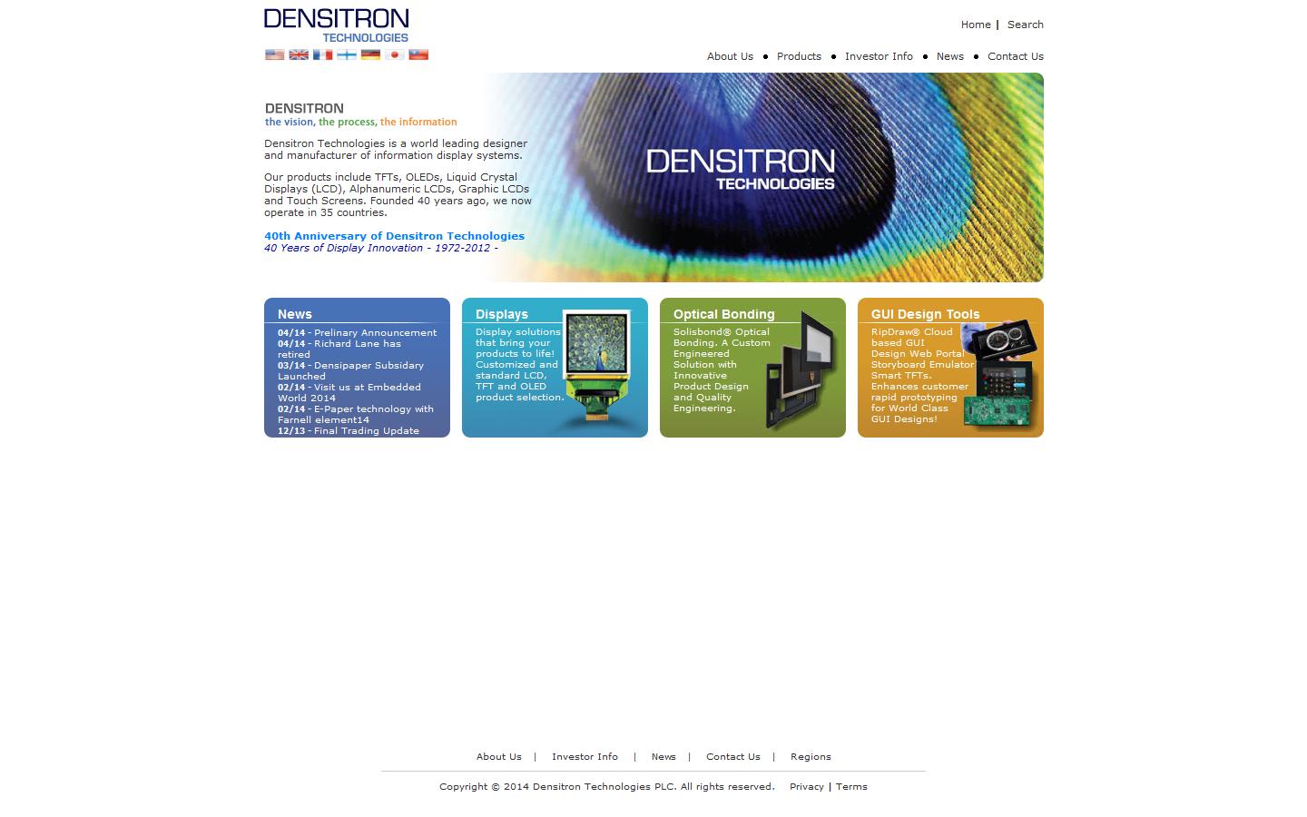 Densitron Technologies PLC Website