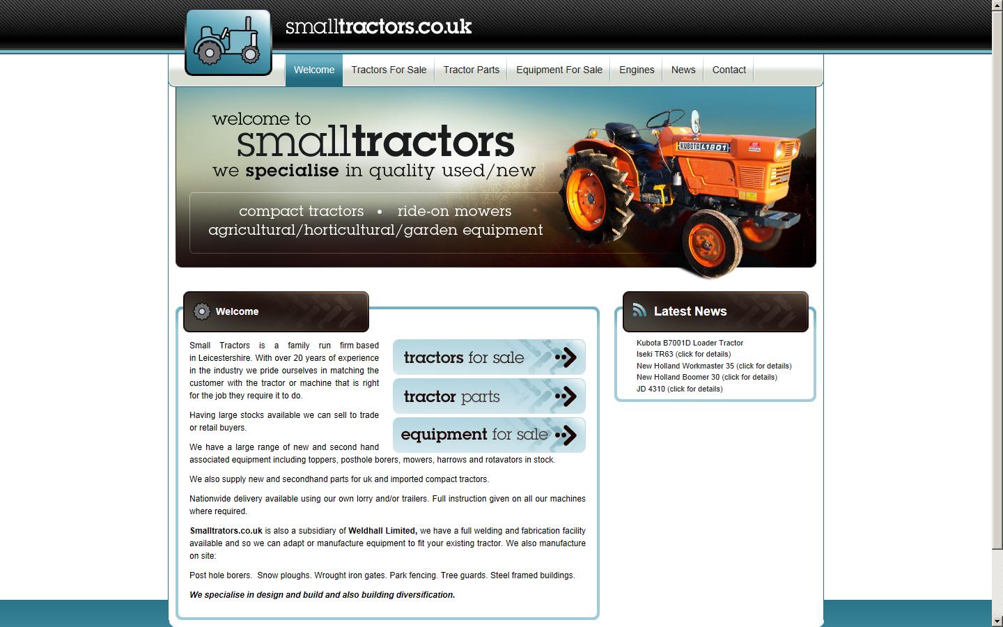 Smalltractors.co.uk Website