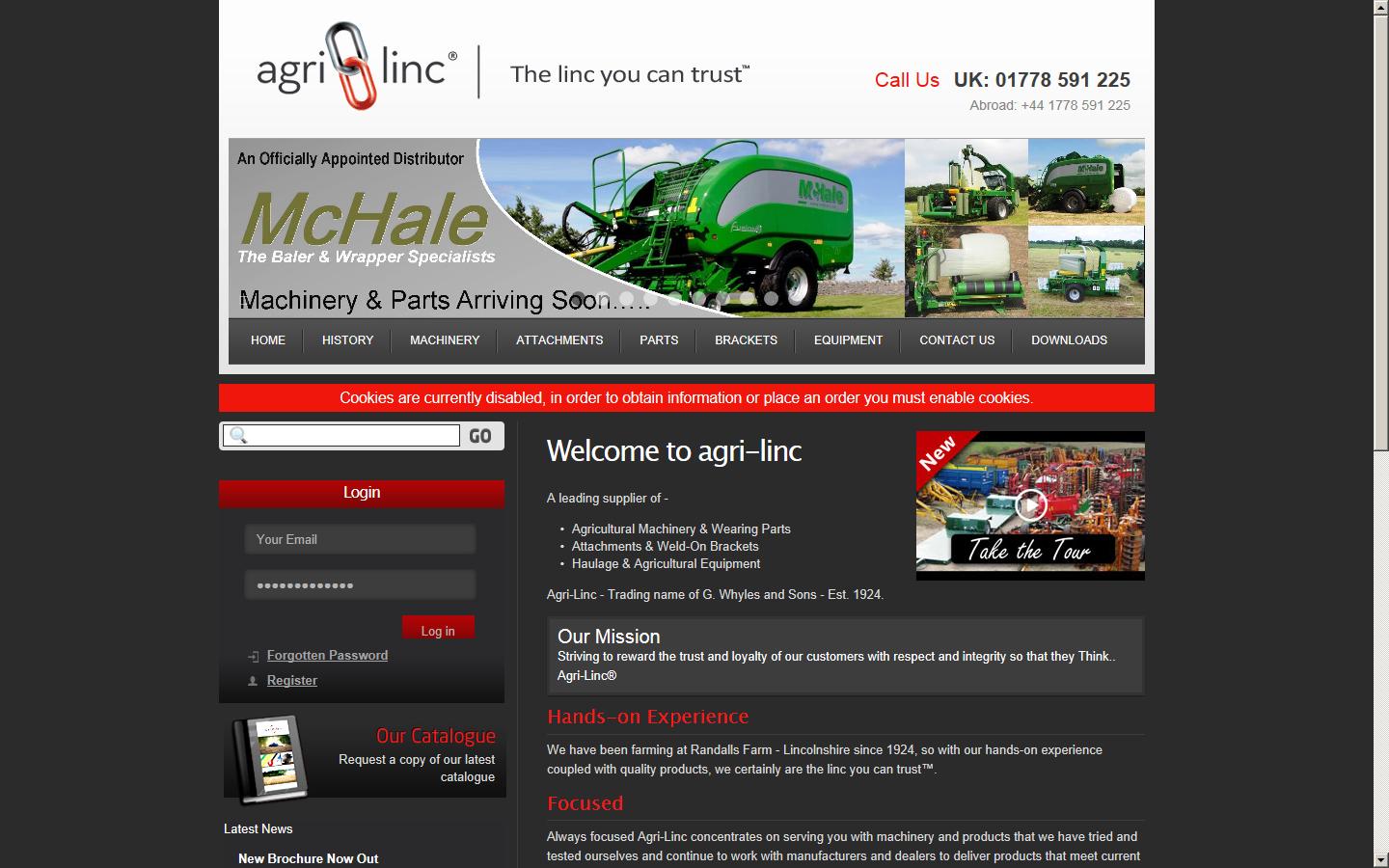 Agri-linc Website