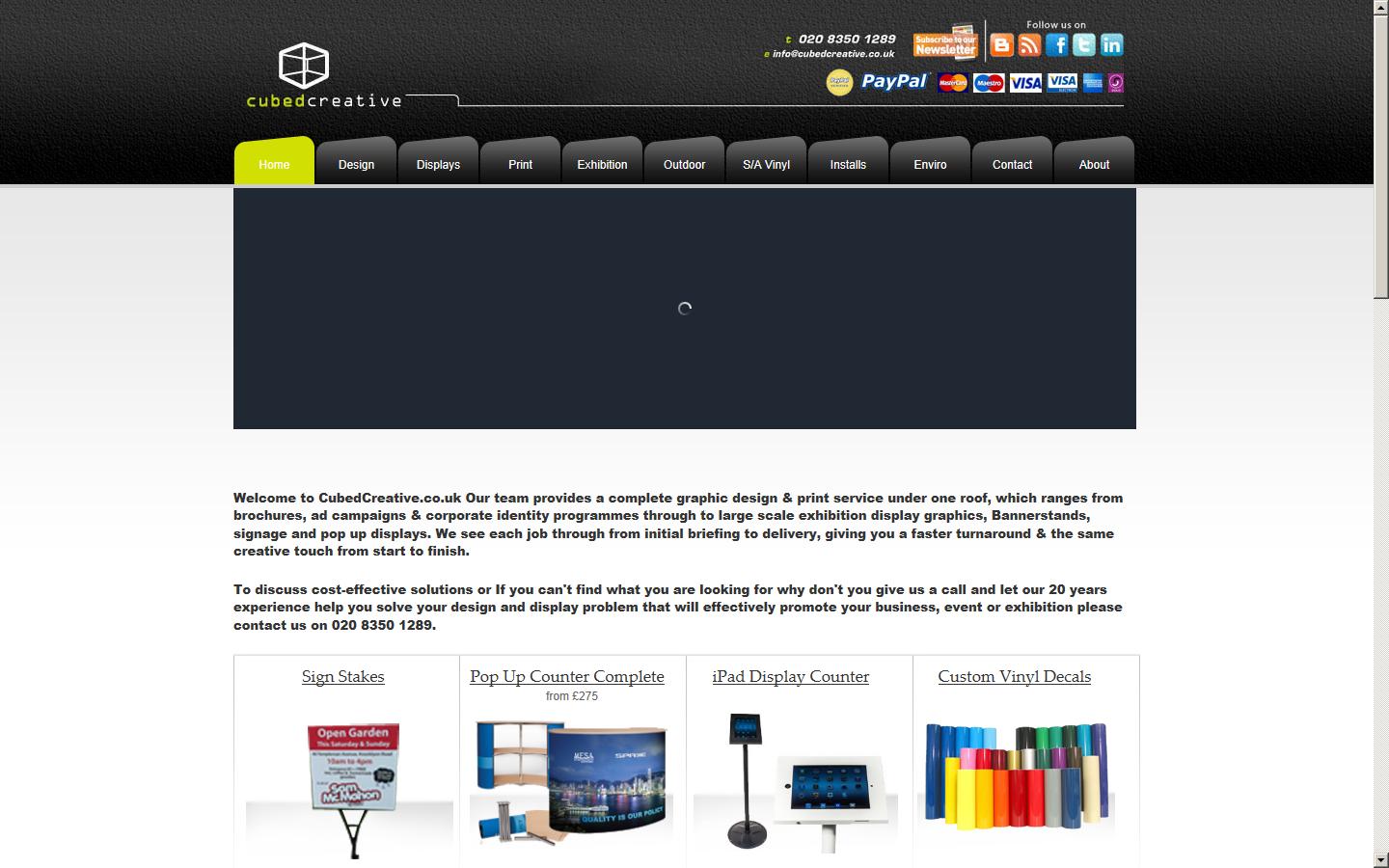 Cubed Creative Website