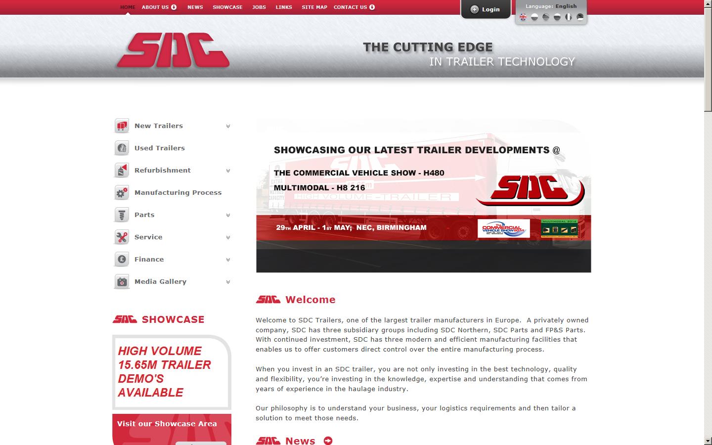 S D C Trailers Ltd Website