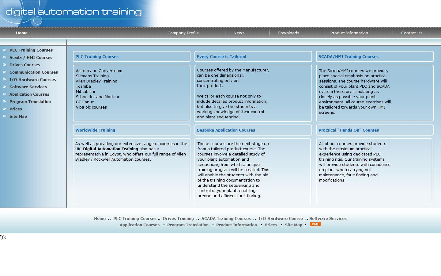Digital Automation Training Website