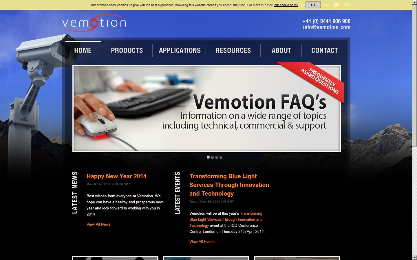 Vemotion Interactive Ltd Website