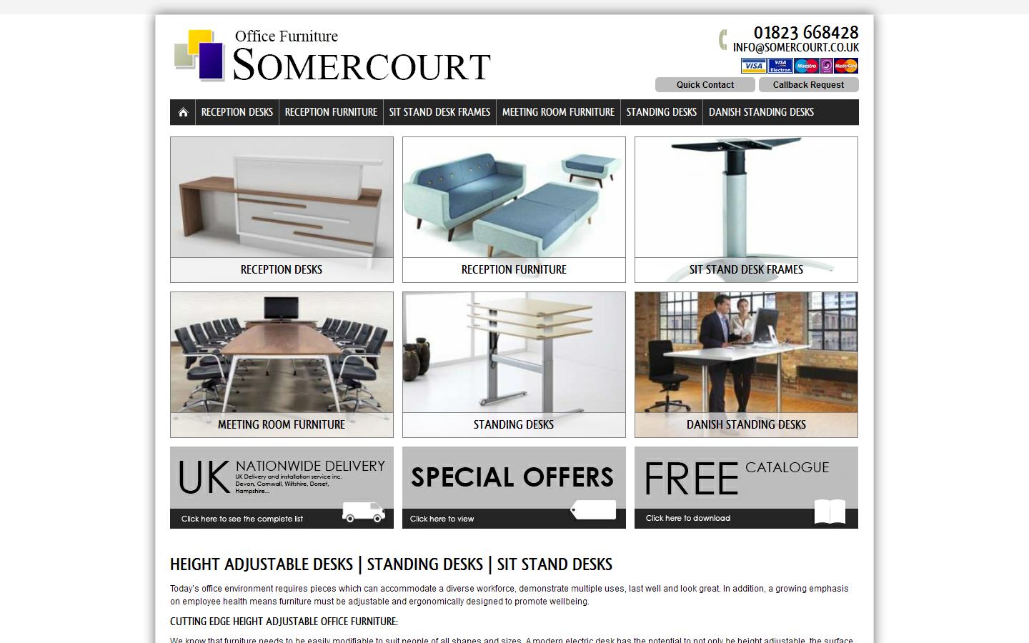 Somercourt Office Interiors Website