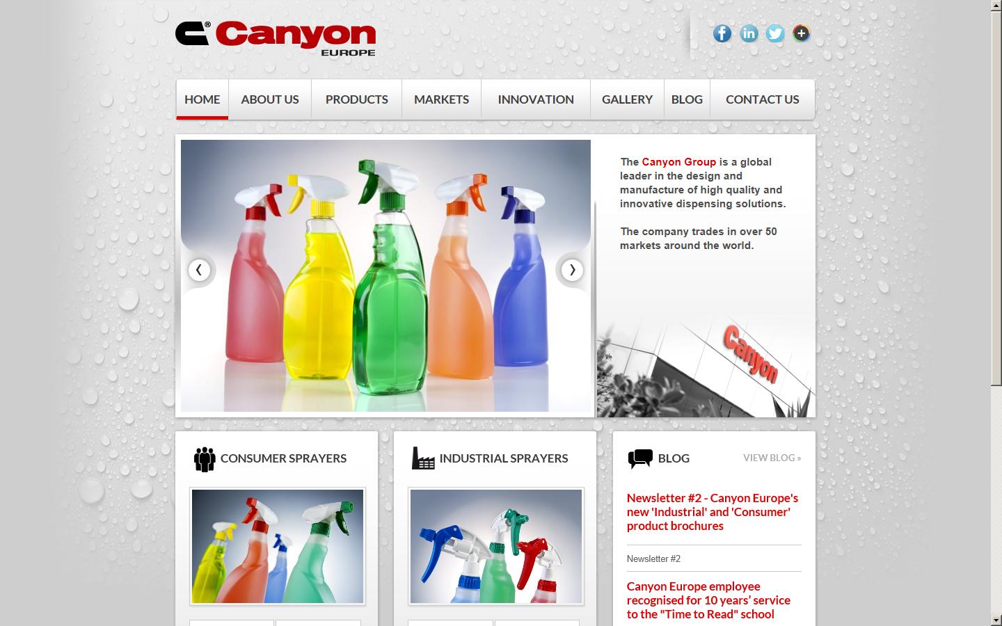 Canyon Europe Ltd Website