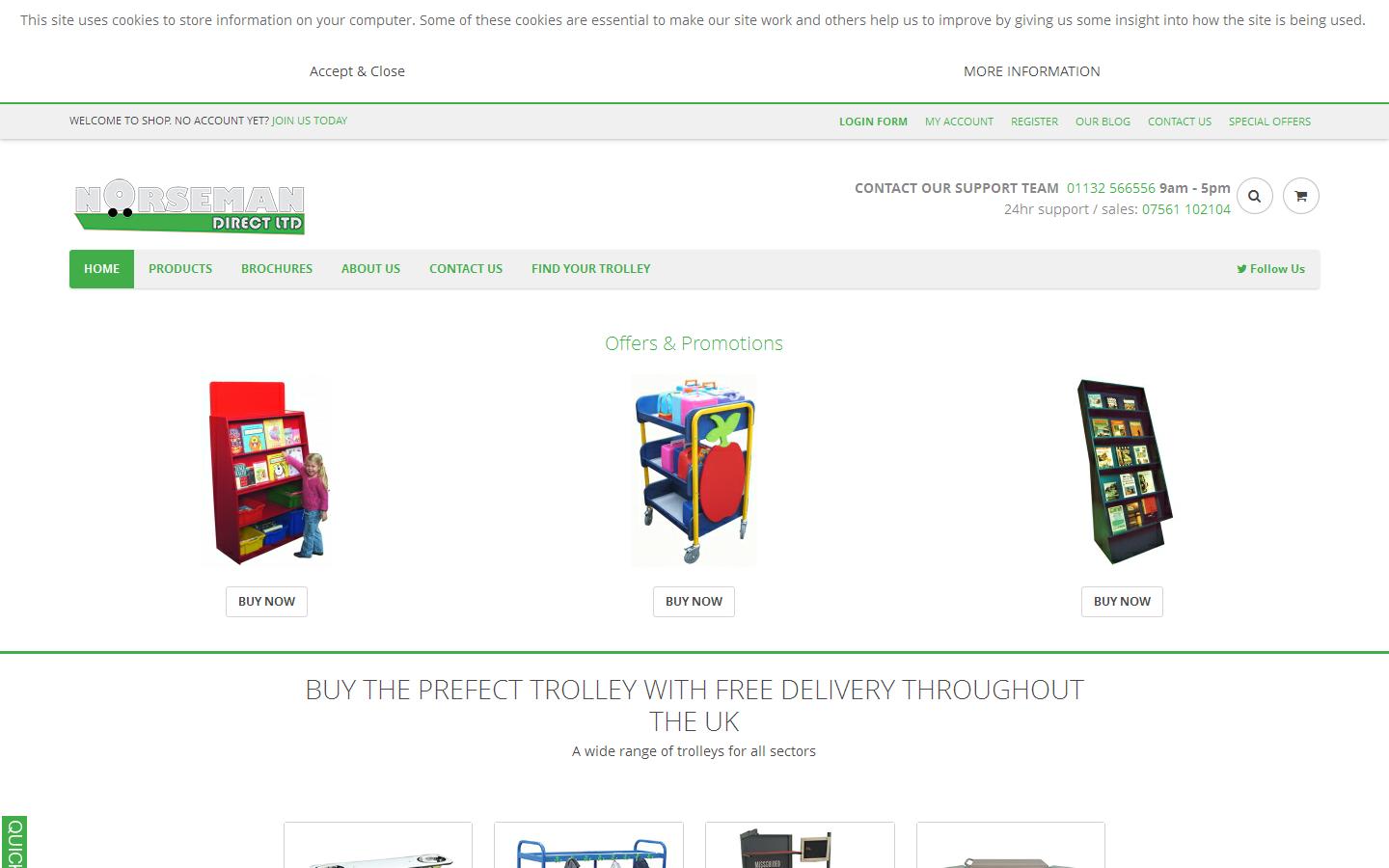 Norseman Direct Ltd Website