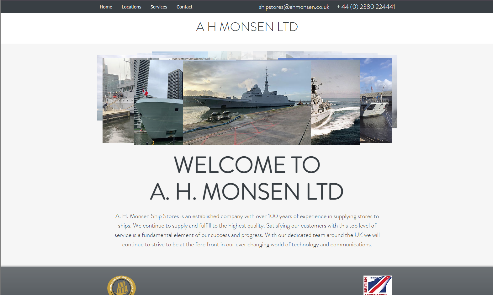 A H Monsen Ltd Website