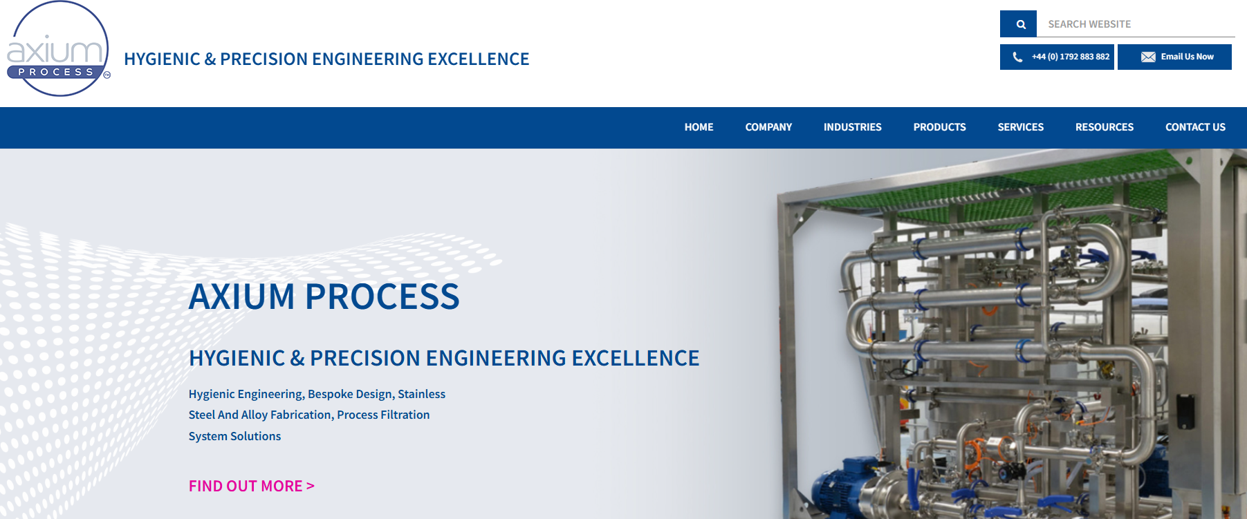 Axium Process Website