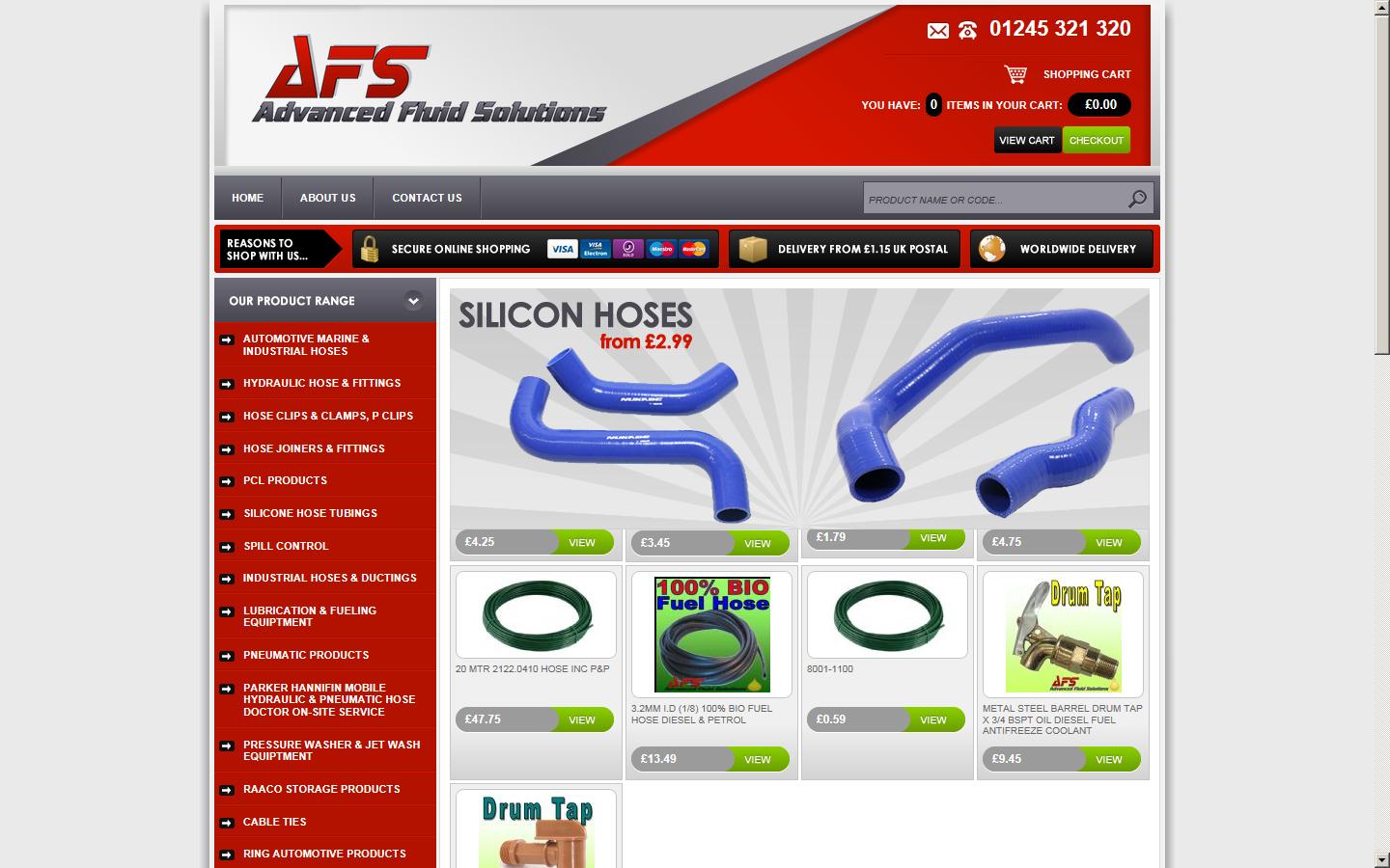 Advanced Fluid Solutions Ltd Website