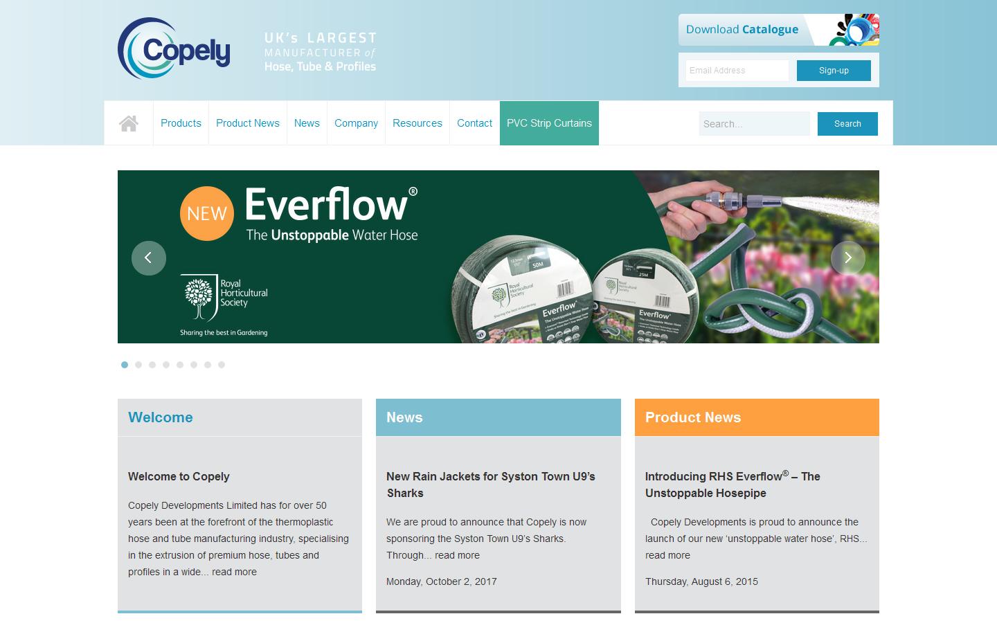 Copely Developments Ltd Website