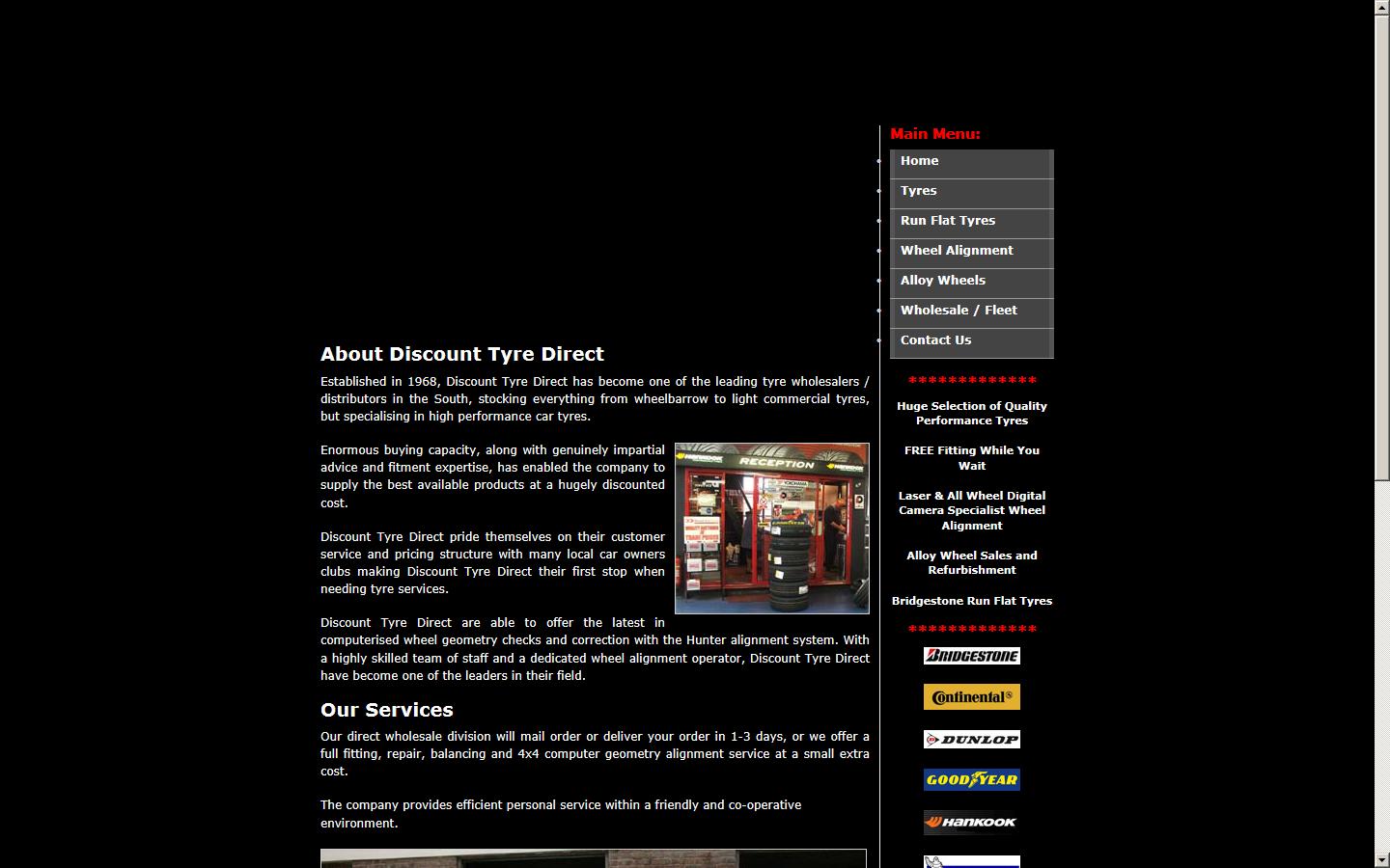Discount Tyre Direct Website