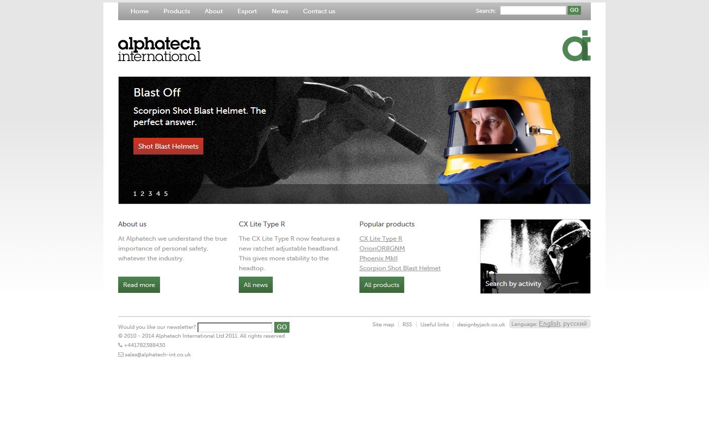 Alphatech International Website