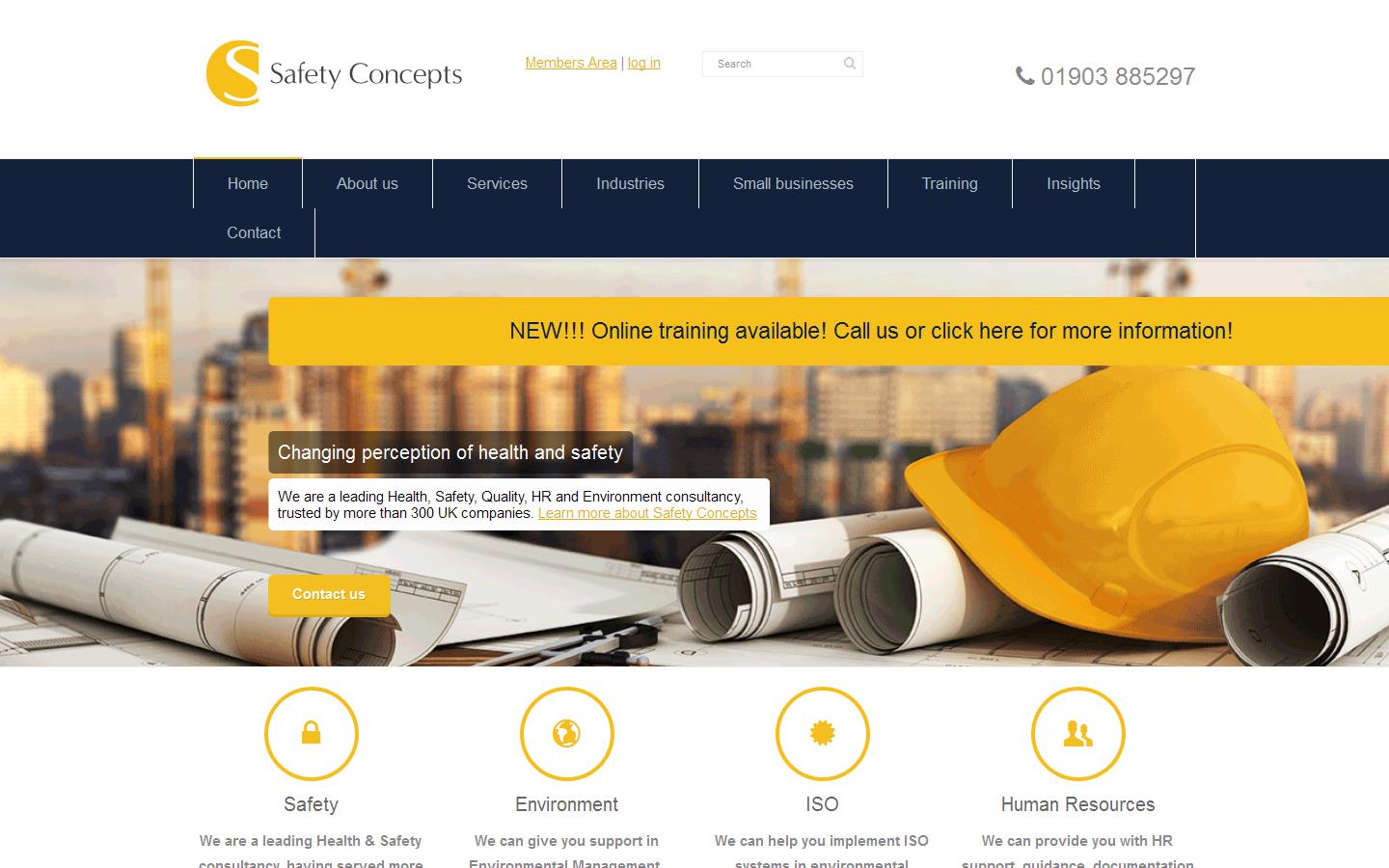 Safety Concepts Ltd Website