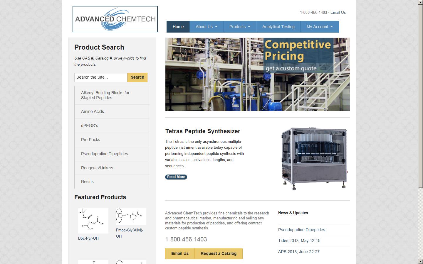 Advanced Chemtech (Europe) Ltd Website
