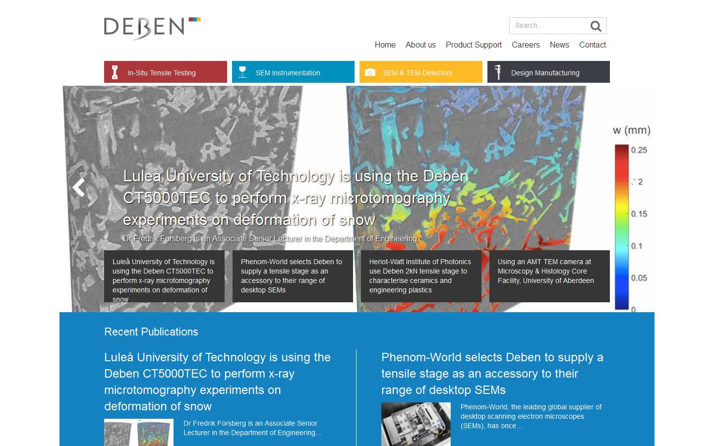 Deben (UK) Ltd Website