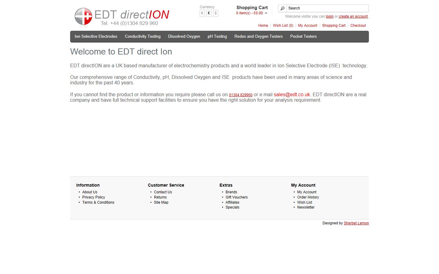 E D T Direct Iron Ltd Website