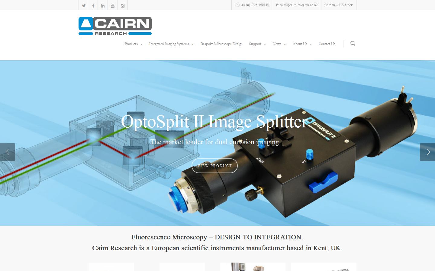 Cairn Research Ltd Website
