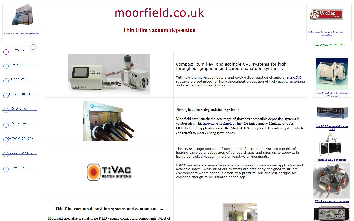 Moorfield Associates Website