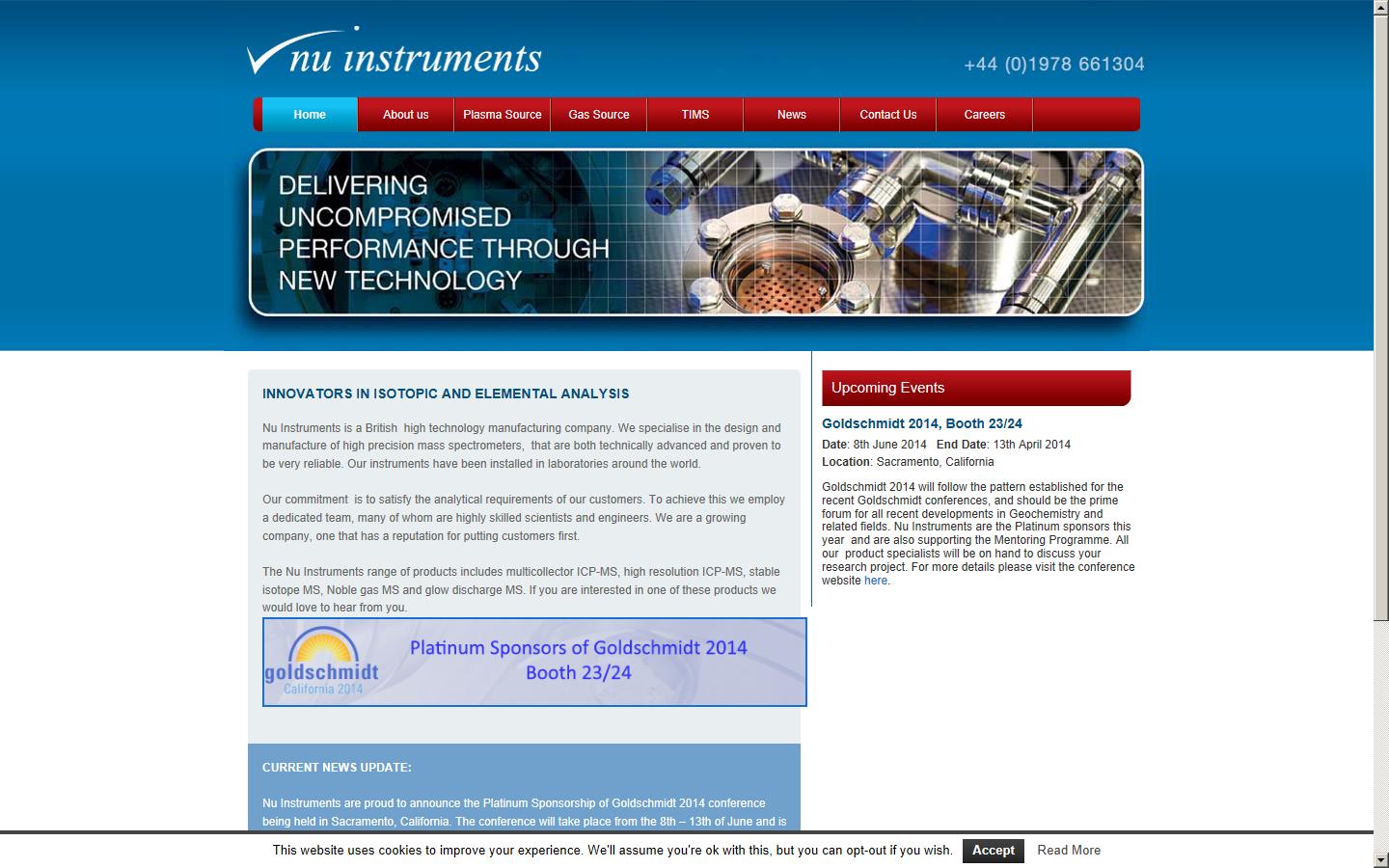 Nu Instruments Ltd Website
